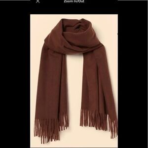 🎁Heather Micro Fleece  Fashion Brown Scarf one Size fits